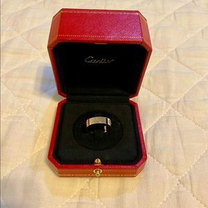 Cartier Love Ring in White Gold